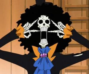 Puzzle Brook, ένα σκελετό μουσικός από One Piece